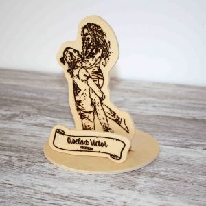 Figura para novios pastel con imagen o foto deseada es totalmente personalizado cuidando cada detalle, tallado a mano